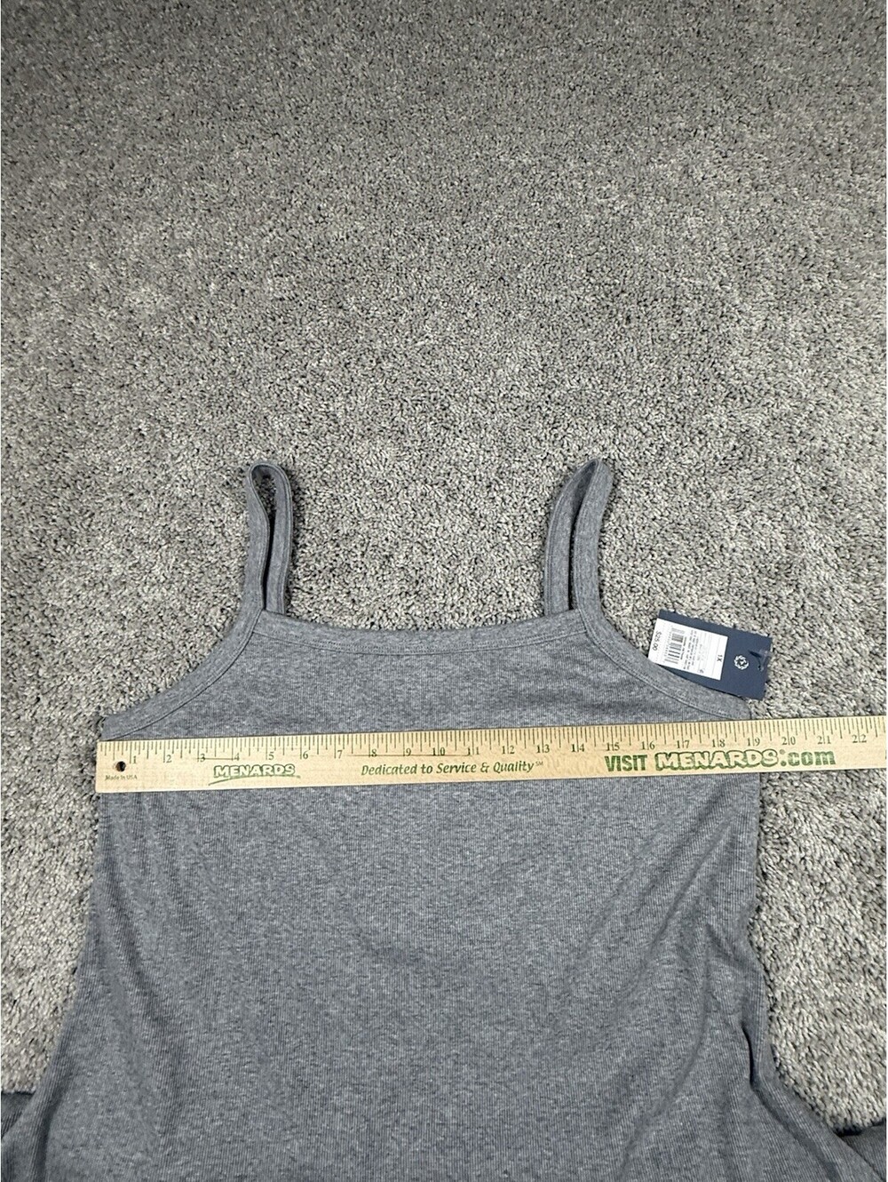 NWT Women's Ribbed Maxi A-Line Dress - Universal Thread™ Heather Gray 1X - Picture 7 of 12